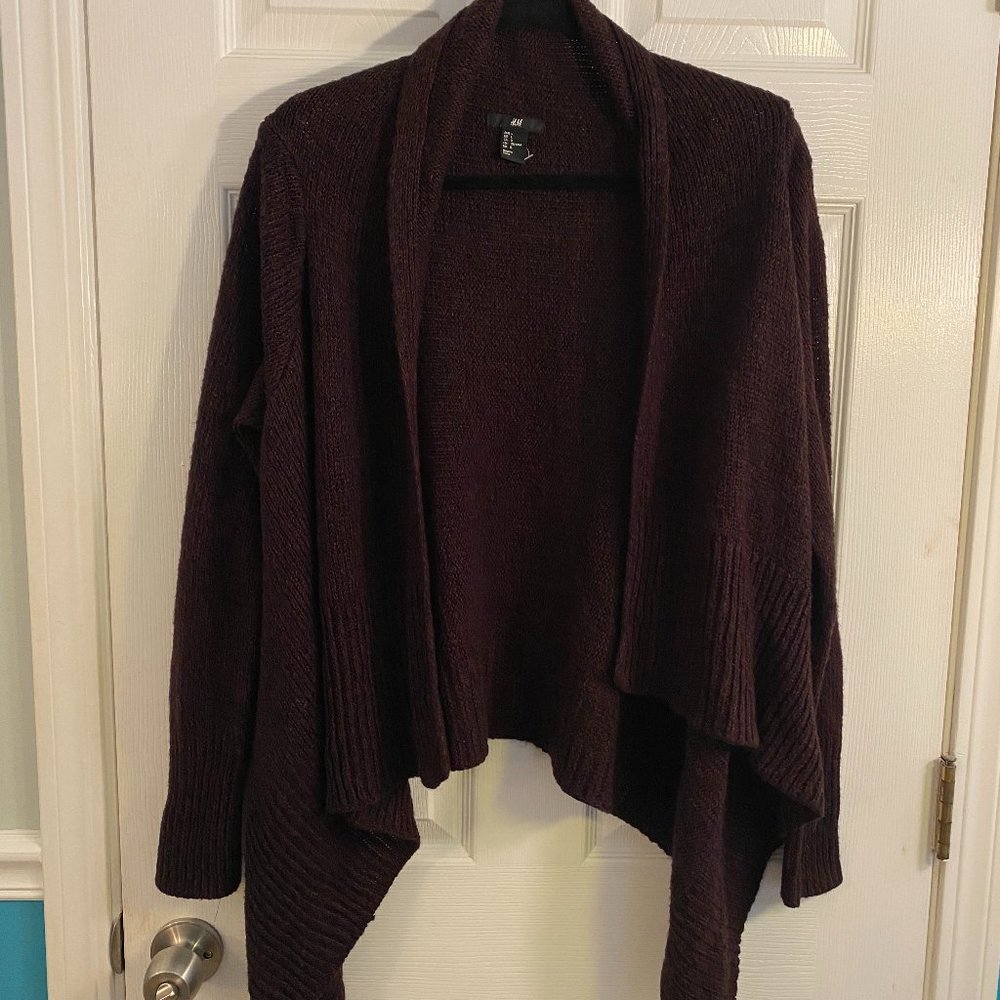 Burgundy Cardigan